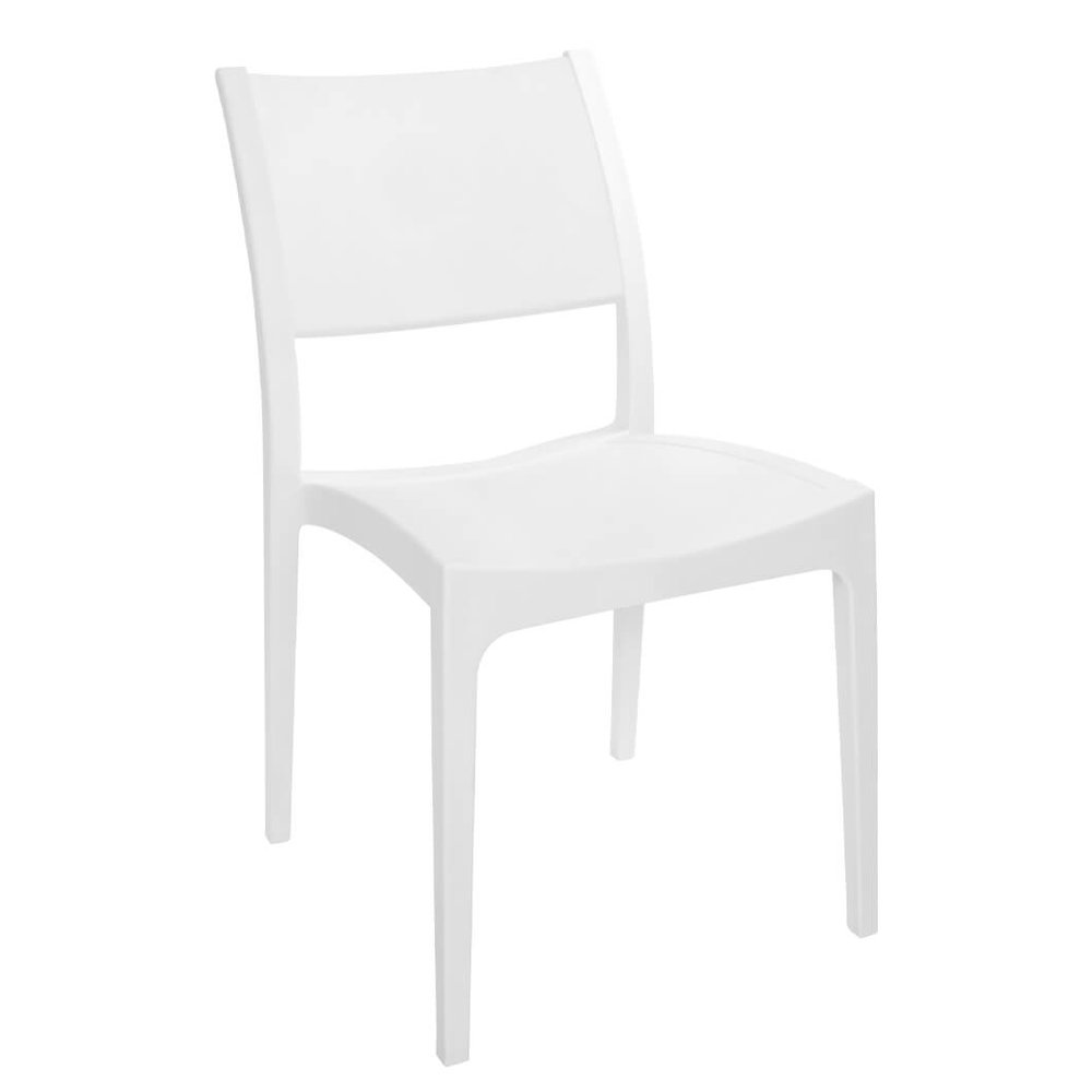 Verona solid Chair White