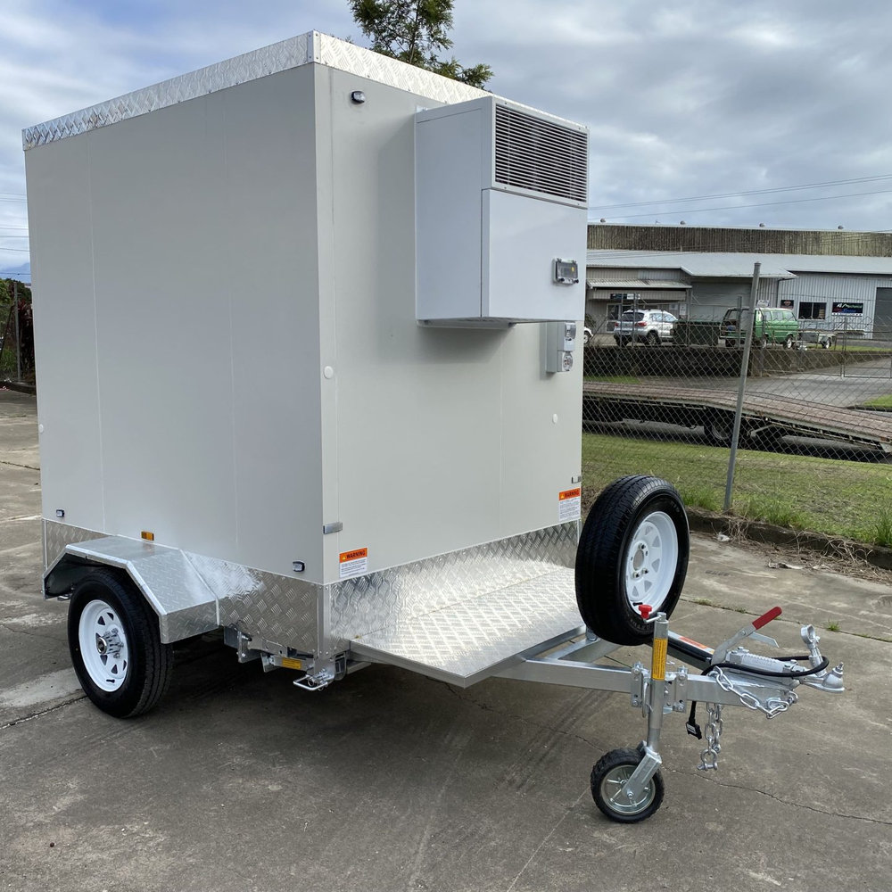 Mobile Cold Room Unit Single Axle Trailer