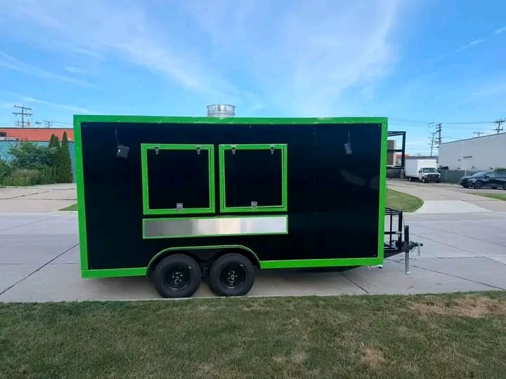 Commercial Mobile Food Trailer 4.8m x 2.1m