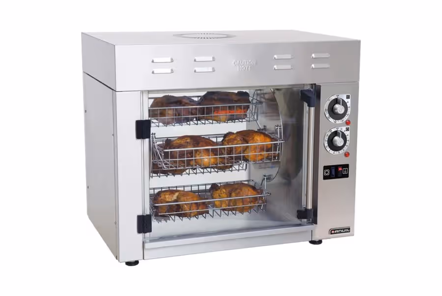 Commercial Chicken Rotisserie (8–12 Bird)