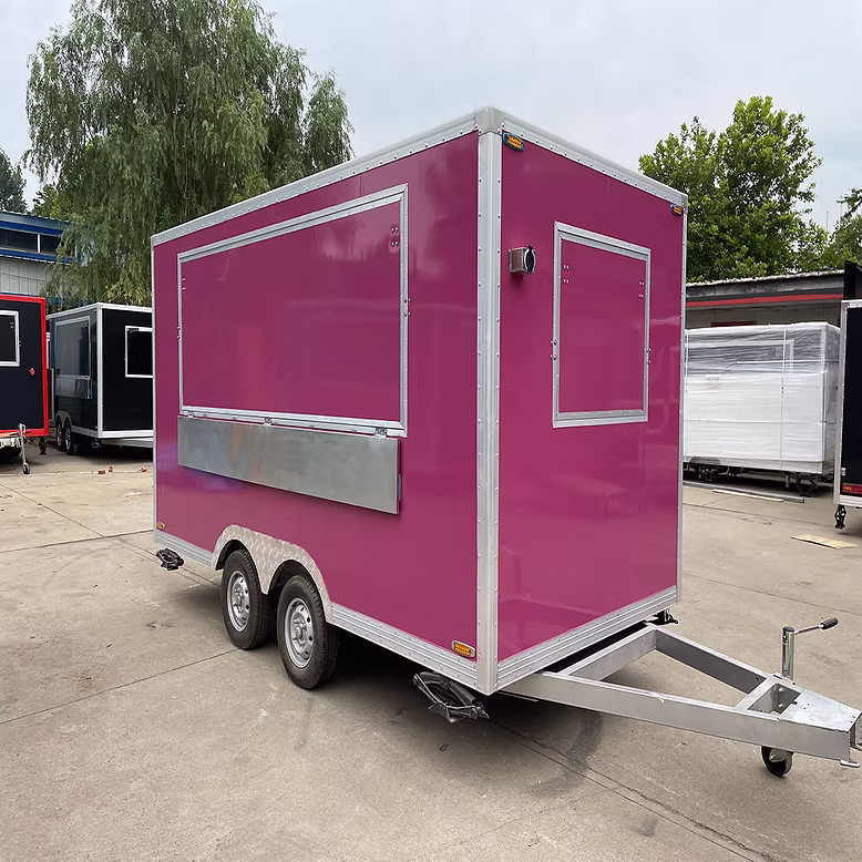 Commercial Mobile Food Trailer with Full Catering Equipment