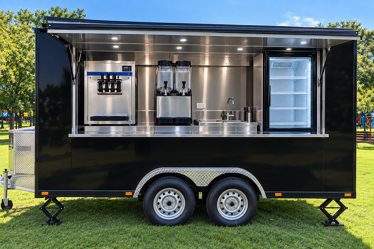 Mobile Ice Cream, Slush & Beverage Trailer