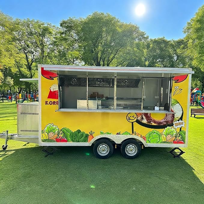 Custom Food Truck Trailer Mobile Kitchen Van