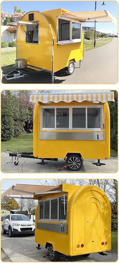 Mobile Food Truck with Sink & Dual Water System