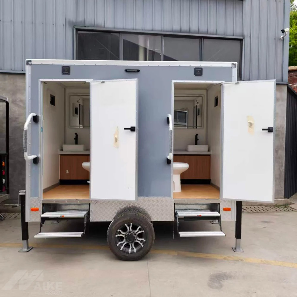 3m Luxury 2-Stall Portable Restroom Trailer