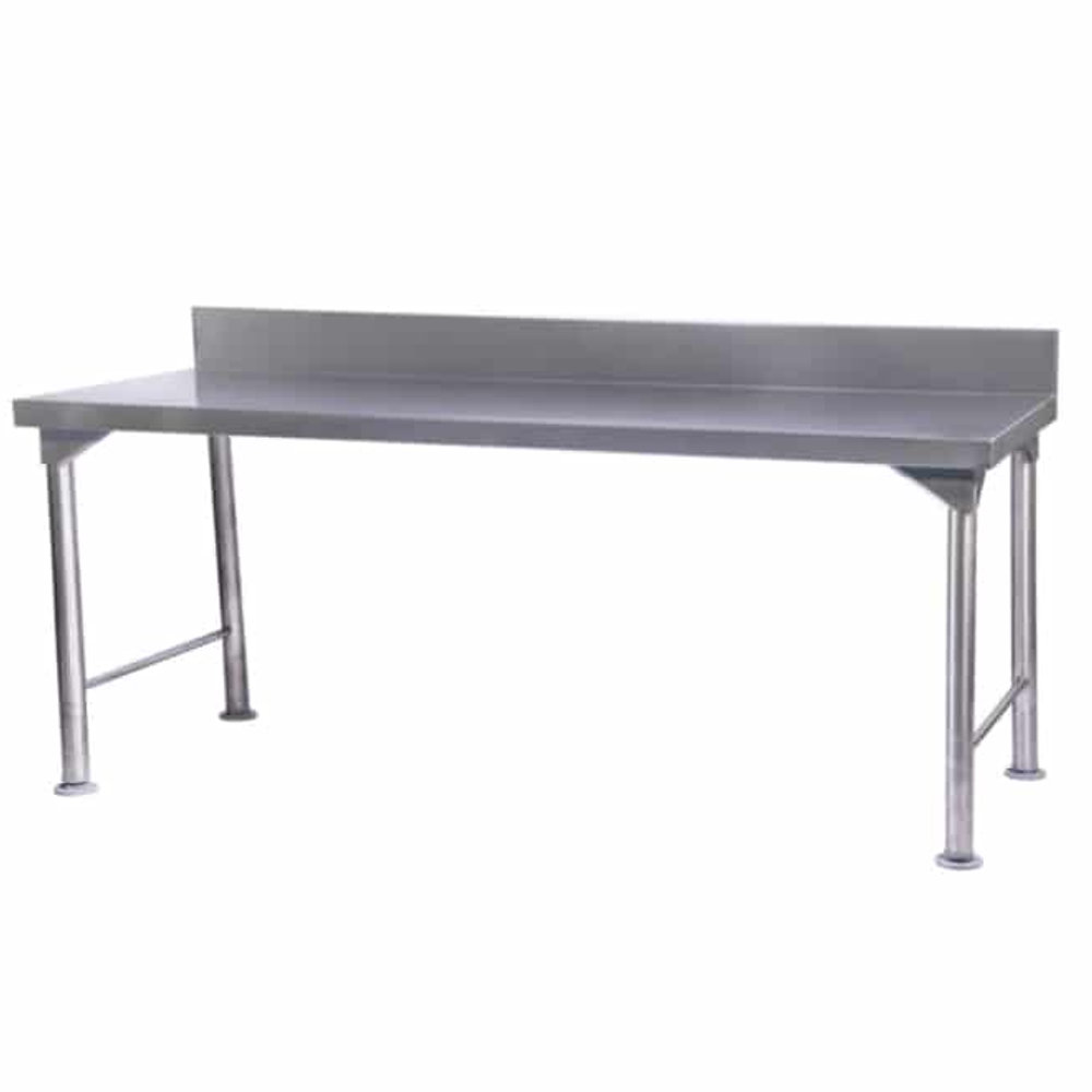 1.7m Stainless steel prep Table with splashback