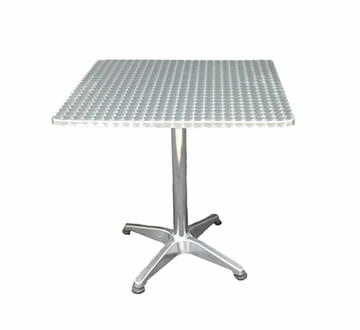 Aluminium Cafe Table 70x70cm
