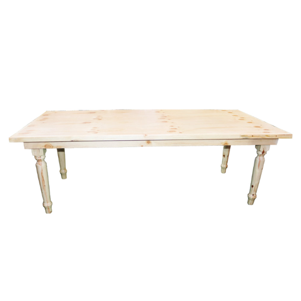 Classic Legs Solid Pine Table