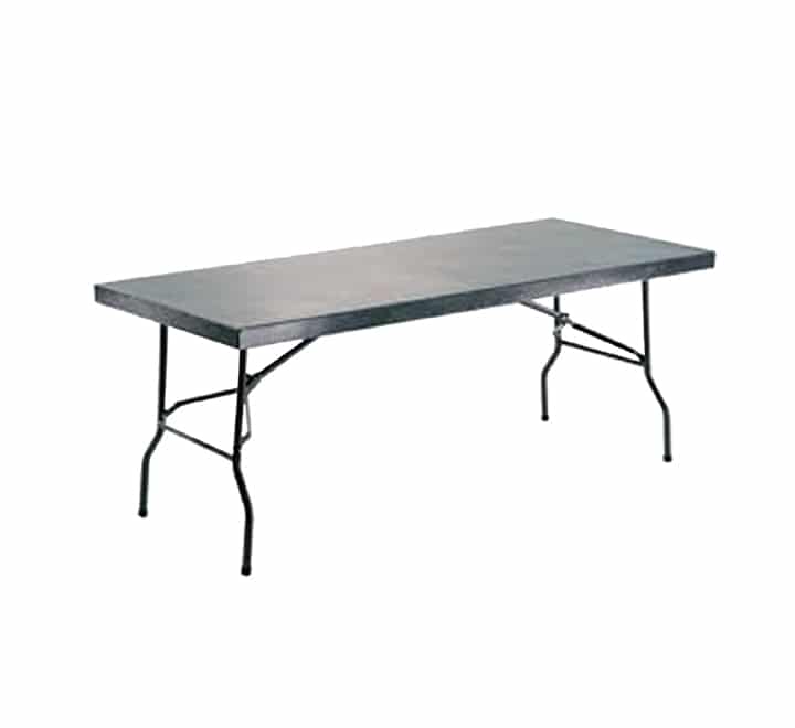Rectangular Steel Folding Table 1.8m (0.7mm)