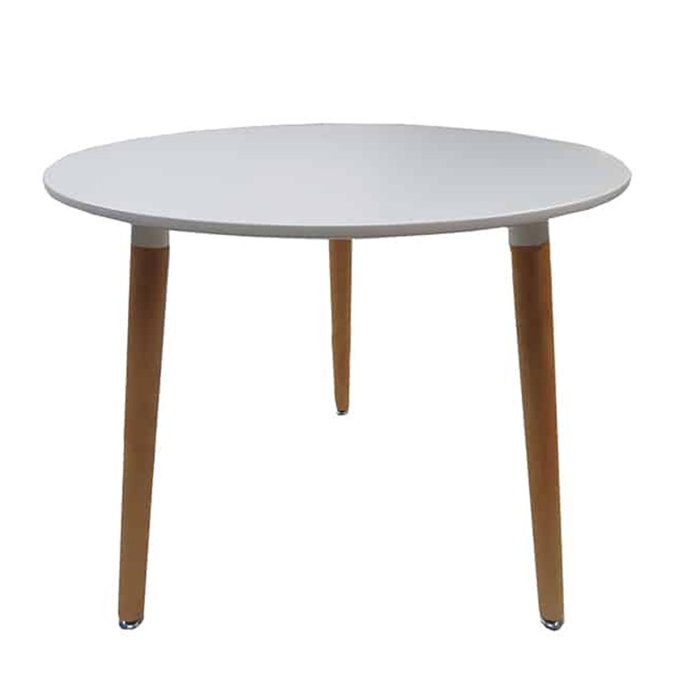 Round Cafe Table MDF Wood