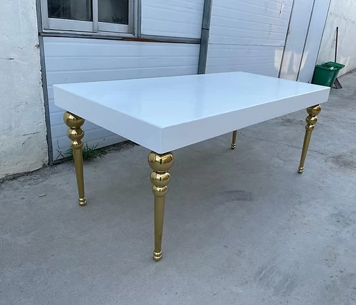 White Gold Legs Tables
