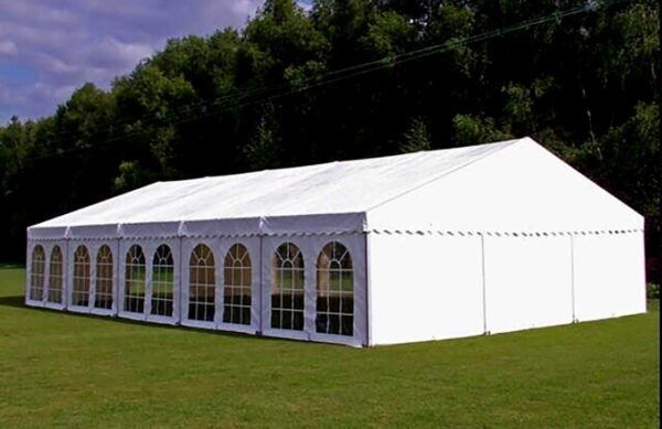 Frame Tent White Roof Clear Sides 9m x 18m